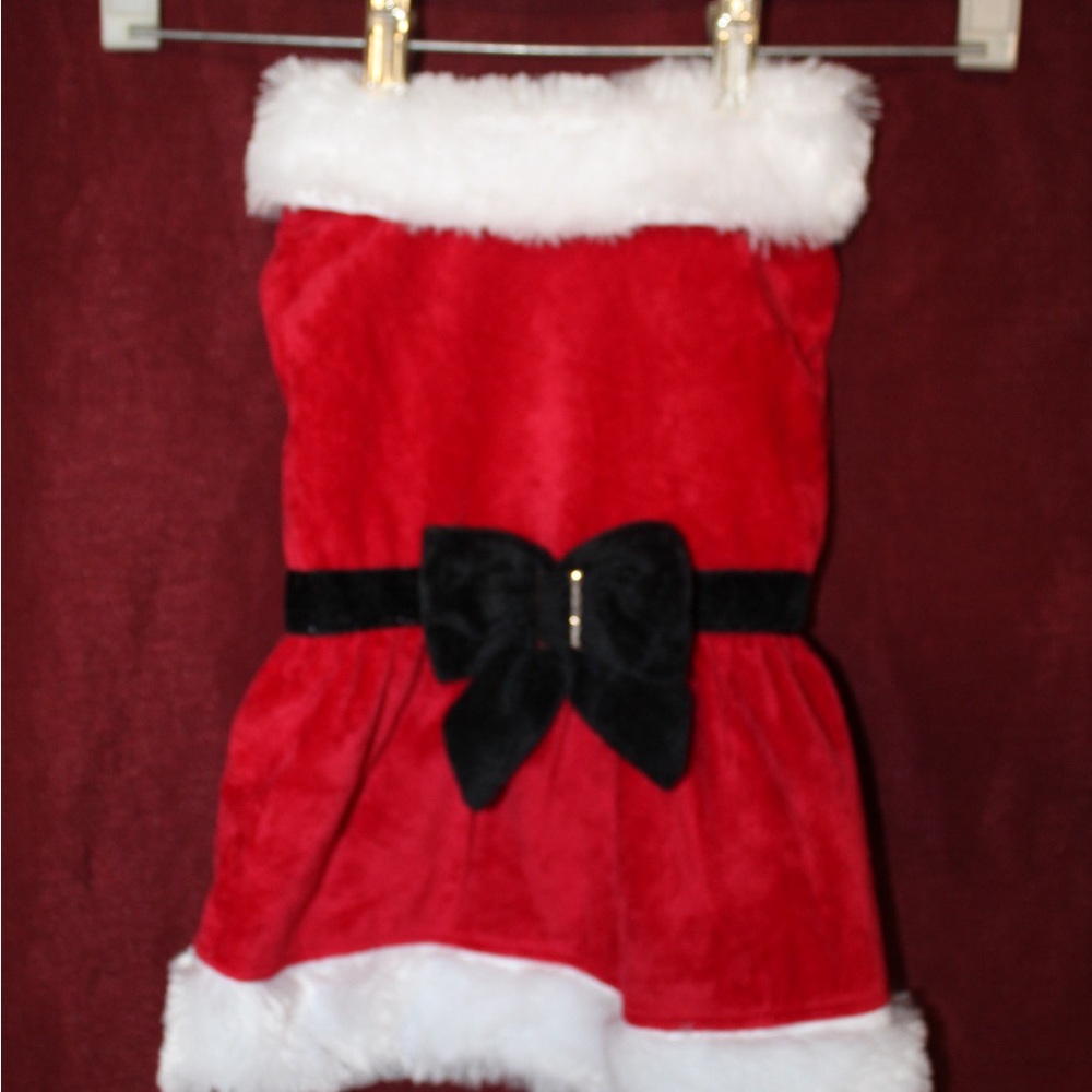 Christmas Dog Medium Mrs. Santa Paws Holiday Tails Costume